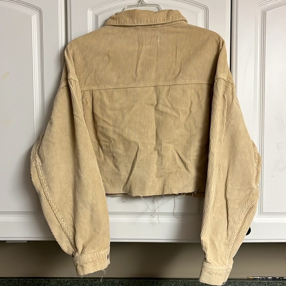 BDG, urban outfitters corduroy cropped jacket line size: M
Color: tan - Picture 2 of 2